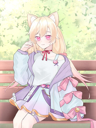 thigh-up (w/ background)